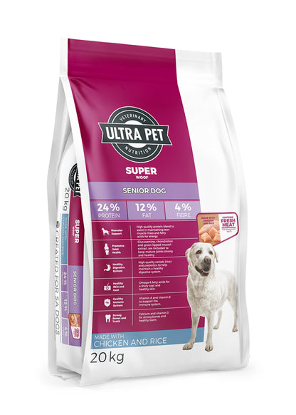 Ultra Pet Superwoof Senior Dry Dog Food - Chicken and Rice