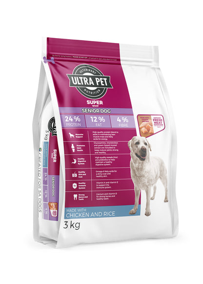 Ultra Pet Superwoof Senior Dry Dog Food - Chicken and Rice