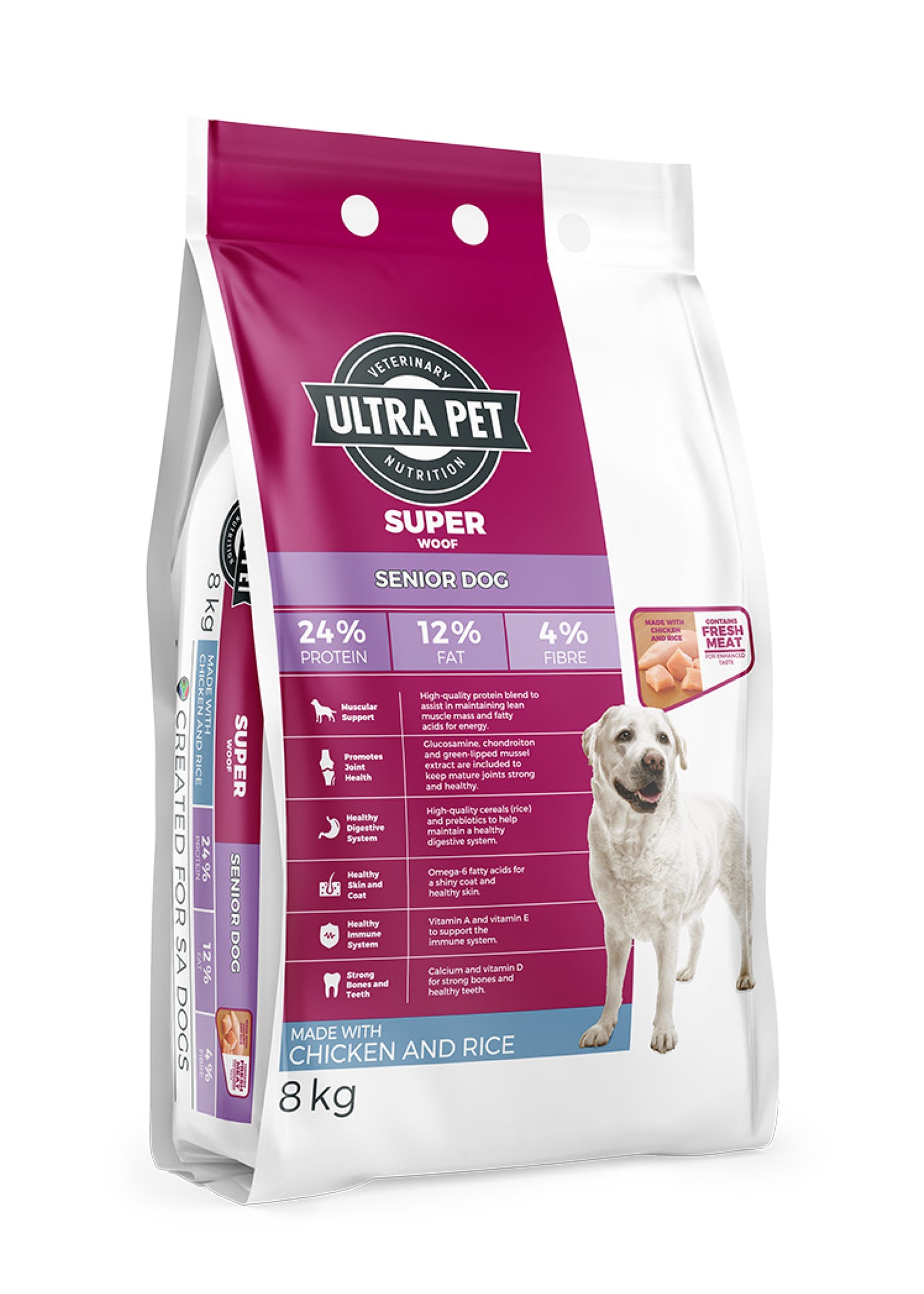 Ultra Pet Superwoof Senior Dry Dog Food - Chicken and Rice