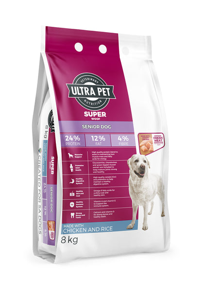 Ultra Pet Superwoof Senior Dry Dog Food - Chicken and Rice